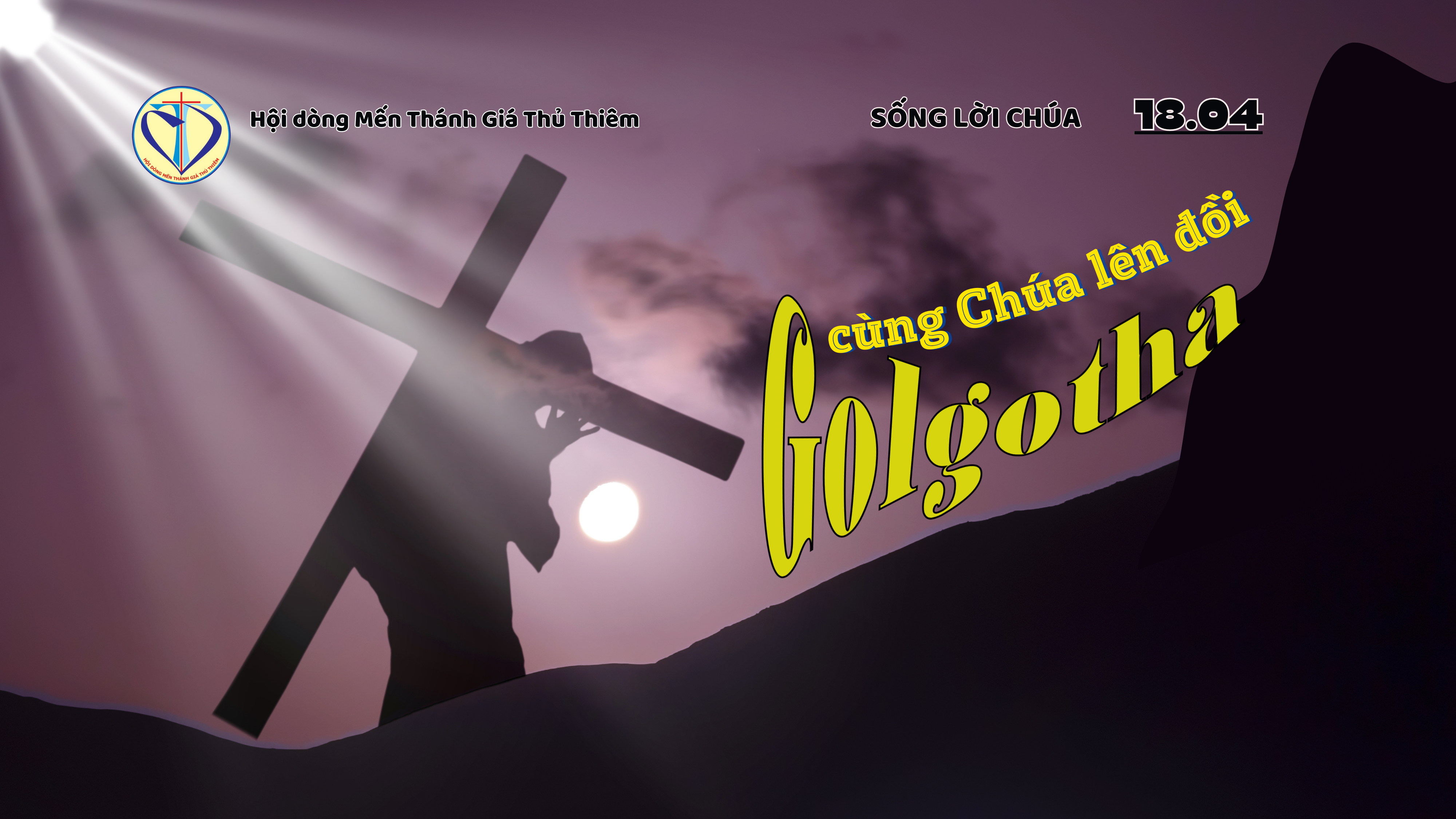 cùng Chúa lên đồi Golgotha
