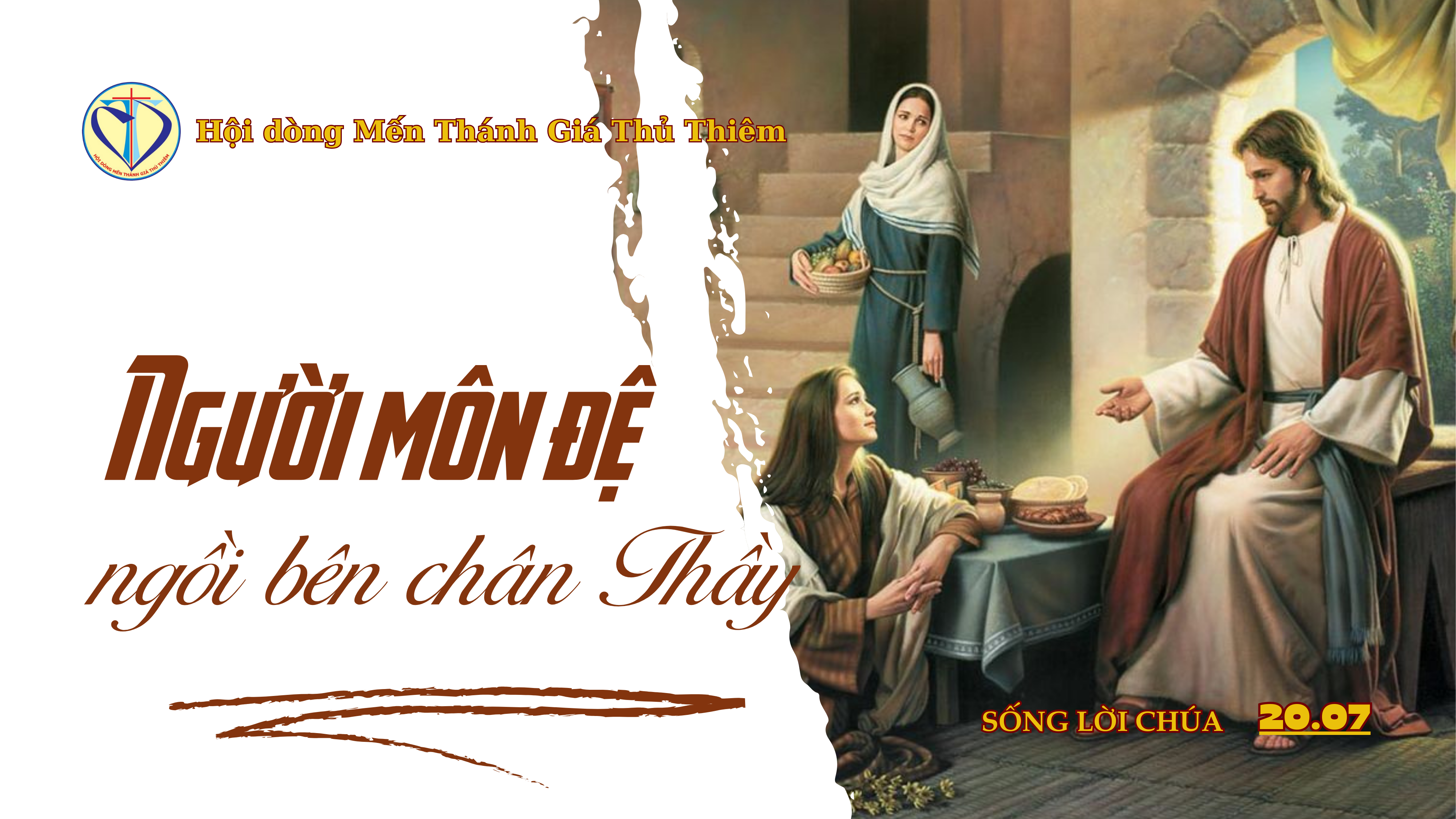 người môn đệ ngồi bên chân thầy