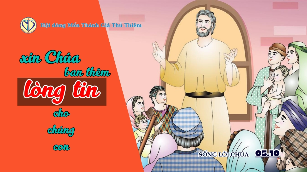 Xin Chúa ban thêm lòng tin cho chúng con