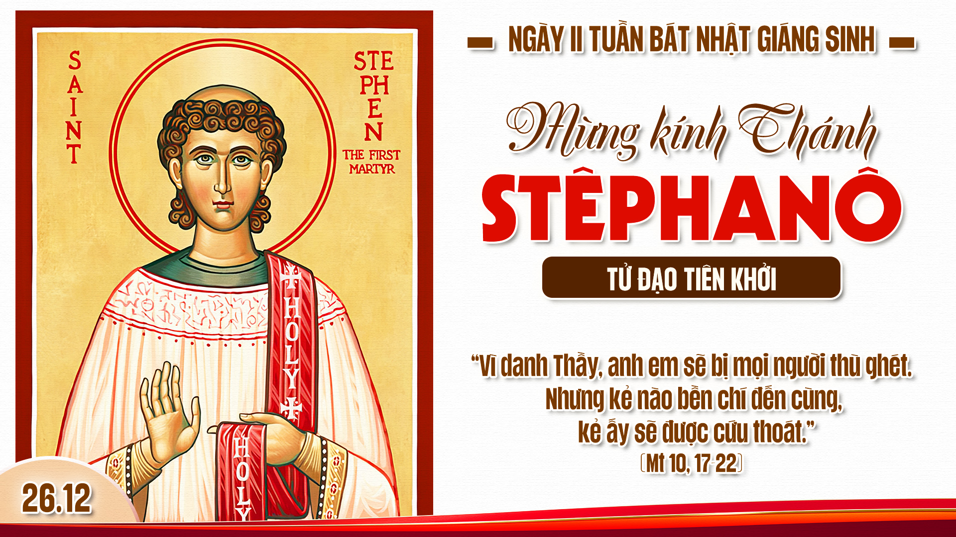 LÀM CHỨNG CHO ĐỨC KITÔ GIỮA BÁCH HẠI