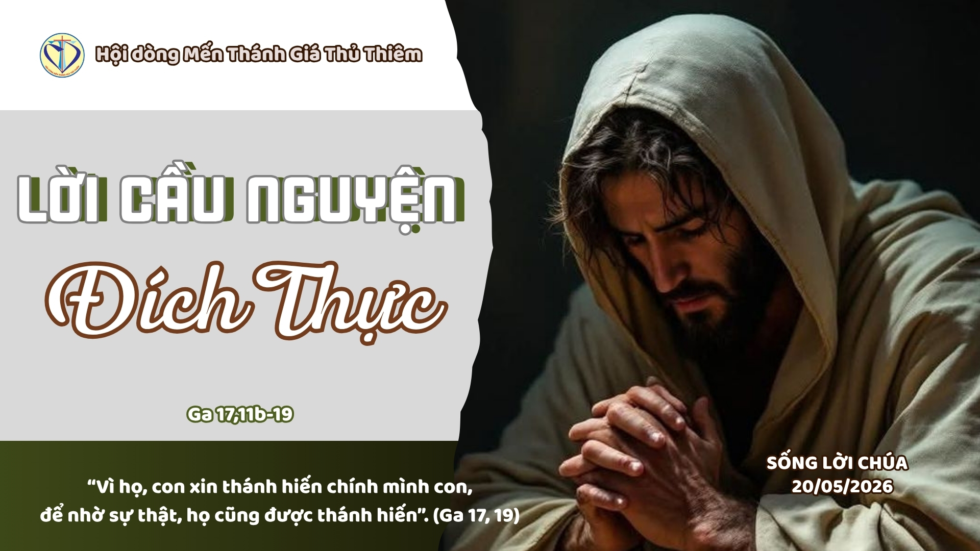 LỜI CẦU NGUYỆN ĐÍCH THỰC